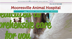 Desktop Screenshot of mooresvillevet.com