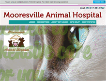 Tablet Screenshot of mooresvillevet.com